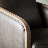 Pomona Leather Swivel Chair